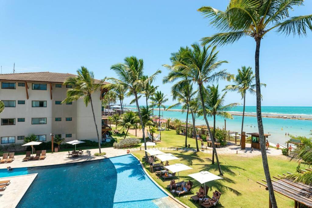 Flat Vista Mar No La Fleur Polinesia - Muro Alto - Porto De Galinhas Cupe المظهر الخارجي الصورة